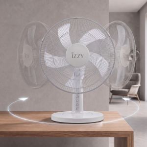 ΑΝΕΜΙΣΤΗΡΑΣ IZZY IZ-9023 WHITE ΕΠΙΤΡΑΠΕΖΙΟΣ 50W