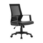 ΚΑΡΕΚΛΑ ΓΡΑΦΕΙΟΥ FL19-3Α ΜΑΥΡΟ ΧΡΩΜΑ 60X63X95-105ΕΚ