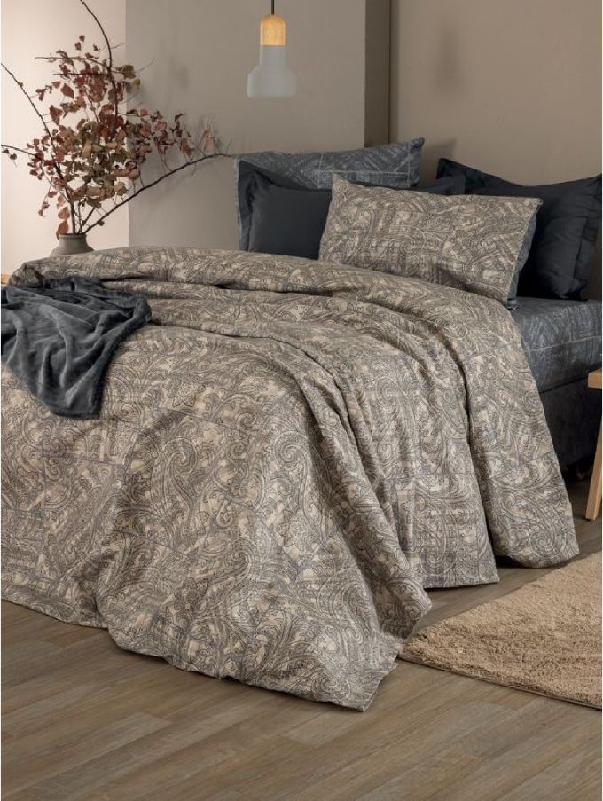 ΣΕΝΤΟΝΙΑ ΥΠΕΡΔ.280X270 FLANNEL BEAUTY FB0240 ΣΕΤ 4 PALAMAIKI