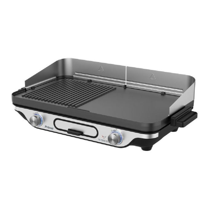 ΨΗΣΤΑΡΙΑ PRBQ-40498 PRIMO ΕΠΙΤΡΑΠΕΖΙΑ 2400W 52.2X30.4ΕΚ. ΜΑΥΡΟ-INOX