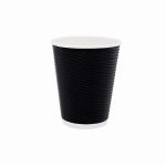 ΠΟΤΗΡΙΑ ΧΑΡΤΙΝΑ 12OZ PIPPLE ΜΑΥΡΟ 25ΤΕΜ.