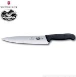 ΜΑΧΑΙΡΙ CHEF ΟΔΟΝΤΩΤΟ ΜΑΥΡΗ ΛΑΒΗ 22ΕΚ.VICTORINOX FIBROX