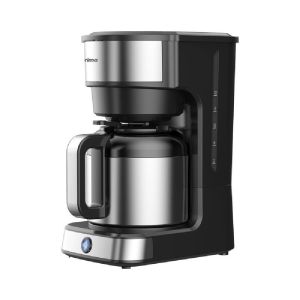 ΚΑΦΕΤΙΕΡΑ PRCM-40581 PRIMO ΜΕ ΑΝΟΞΕΙΔΩΤΗ ΚΑΝΑΤΑ ΘΕΡΜΟΣ 1.2L 10ΦΛ ΜΑΥΡΗ-INOX