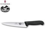 ΜΑΧΑΙΡΙ CHEF ΟΔΟΝΤΩΤΟ ΜΑΥΡΗ ΛΑΒΗ 19ΕΚ. VICTORINOX FIBROX