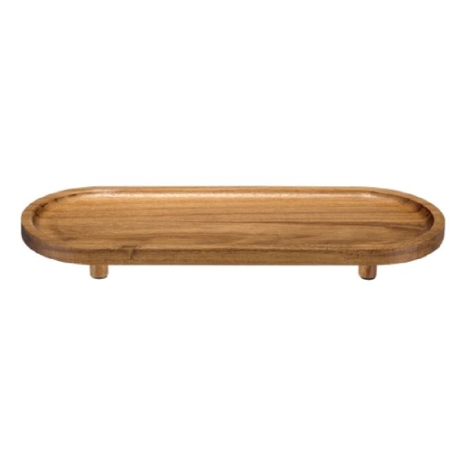 ΞΥΛΟ ΠΑΡ-ΣΗΣ-ΣΕΡΒ-ΤΟΣ ΑΚΑΚΙΑΣ ΟΒΑΛ 41X15.3X4.1CM Ν.2086