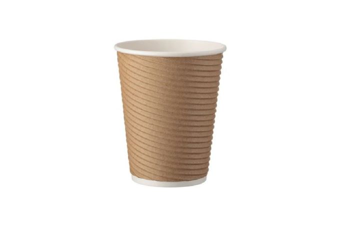 ΠΟΤΗΡΙΑ ΧΑΡΤΙΝΑ 12OZ ΚΡΑΦΤ PIPPLE ΚΑΦΕ 25ΤΕΜ.