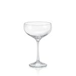 ΠΟΤΗΡΙΑ ΚΟΛΩΝΑΤΑ ΣΕΤ 4 ΤΕΜΑΧΙΩΝ COUPE 180ML PRALINES - CRYSTALEX