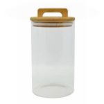 ΒΑΖΟ ΓΥΑΛΙΝΟ ΚΟΥΖ. ΜΕ ΞΥΛΙΝΟ ΚΑΠΑΚΙ 1,0L (10X10X19,2)