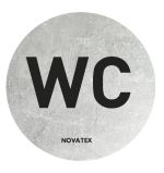 ΣΗΜΑ ALU “WC” Φ10CM