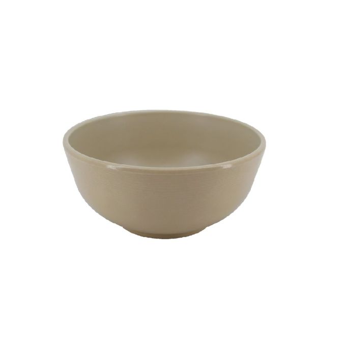 ΜΠΩΛ ΜΕΛΑΜΙΝΗΣ ΣΤΡΟΓΓΥΛΗ POTTERY BROWN 31.5X9.8CM -3600ML