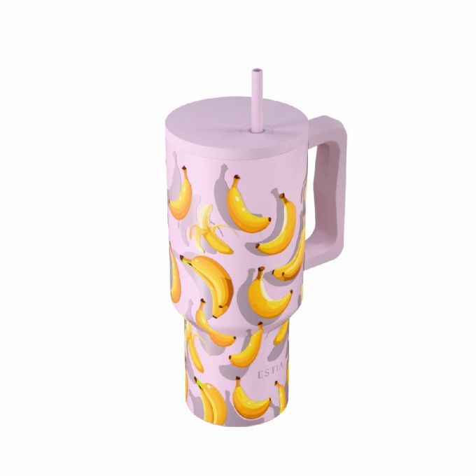 STRAW TUMBLER XL STA 900ML BANANA MOOD
