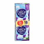 ΣΕΡΒΙΕΤΕΣ EVERYDAY XL SENSITIVE WITH COTTON EXTRA LONG ULTRA PLUS 18ΤΜΧ