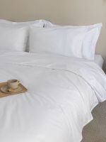 ΣΕΝΤΟΝΙ KING SIZE 280Χ300 ΛΕΥΚΟ 100% PERCALE DIOGENES PALAMAIKI