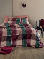 ΣΕΝΤΟΝΙΑ ΥΠΕΡΔ.240Χ265 FLANNEL BEAUTY FB0237 ΣΕΤ 4 PALAMAIKI