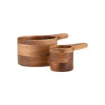 ΜΕΖΟΥΡΑ ΚΟΥΖΙΝΑΣ ΞΥΛΙΝΗ ALLURE 13,7CM & 9,4CM ΣΕΤ 2ΤΕΜ.