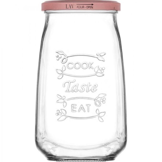 ΒΑΖΟ 1050ML ΜΕ ΜΕΤΑΛΙΚΟ ΒΙΔΩΤΟ ΚΑΠΑΚΙ TASTY - LAV