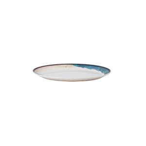 ΠΙΑΤΕΛΑ ΟΒΑΛ ΜΕΛΑΜΙΝΗΣ ΣΑΛΑΤΑΣ ΣΧΕΔΙΟ ΛΕΥΚΟ-ΜΠΛΕ DECOR 50,6Χ32,5Χ4CM