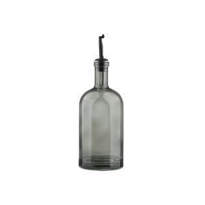 ΜΠΟΥΚΑΛΙ ΓΙΑ ΛΑΔΙ-ΞΥΔΙ ΜΕ ΣΤΟΜΙΟ ΓΙΑ ΡΟΗ 500ML Φ8.2X19.5CM ΓΚΡΙ