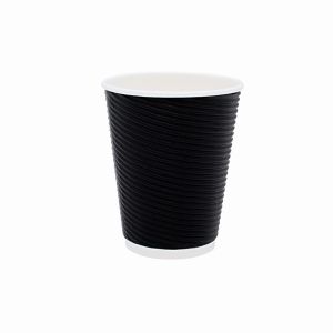 ΠΟΤΗΡΙΑ ΧΑΡΤΙΝΑ 12OZ PIPPLE ΜΑΥΡΟ 25ΤΕΜ.