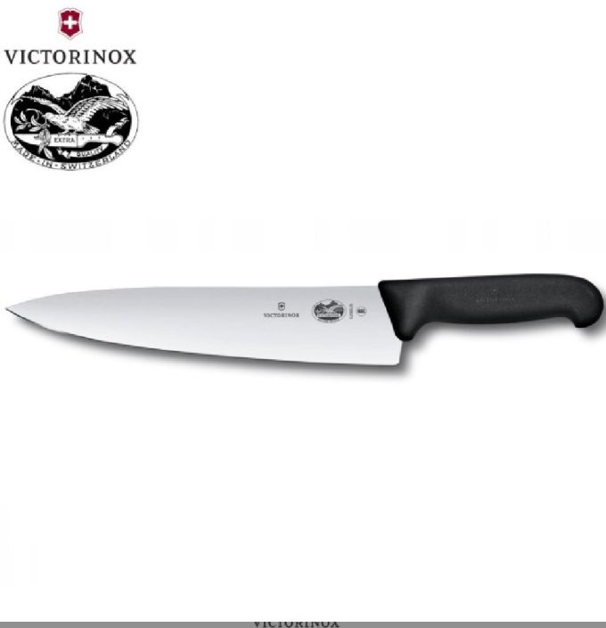 ΜΑΧΑΙΡΙ CHEF ΜΑΥΡΗ ΛΑΒΗ 25ΕΚ.VICTORINOX FIBROX