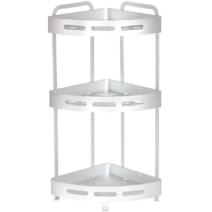 ΕΤΑΖΕΡΑ ΑΛΟΥΜΙΝΙΟΥ ΓΩΝΙΑΚΗ 3ΘΕΣΕΩΝ 24X24X57CM VC2353