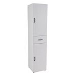ΝΤΟΥΛΑΠΙ ΞΥΛΙΝΟ ΜΕ ΡΑΦΙΑ MDF + ΜΕΛΑΜΙΝΗ 40X42X183ΥΨ. (ΕΚΠΤ.-30€ ΚΟΥΤΙ)