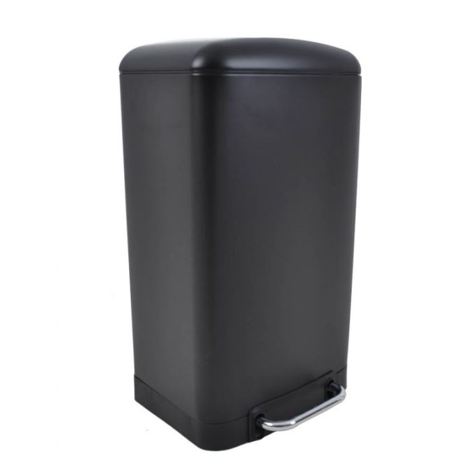 ΚΑΔΟΣ ΑΠΟΡΡΙΜΜΑΤΩΝ 30L SOFT CLOSE ΜΑΥΡΟΣ (34,5X32,5X61,5)