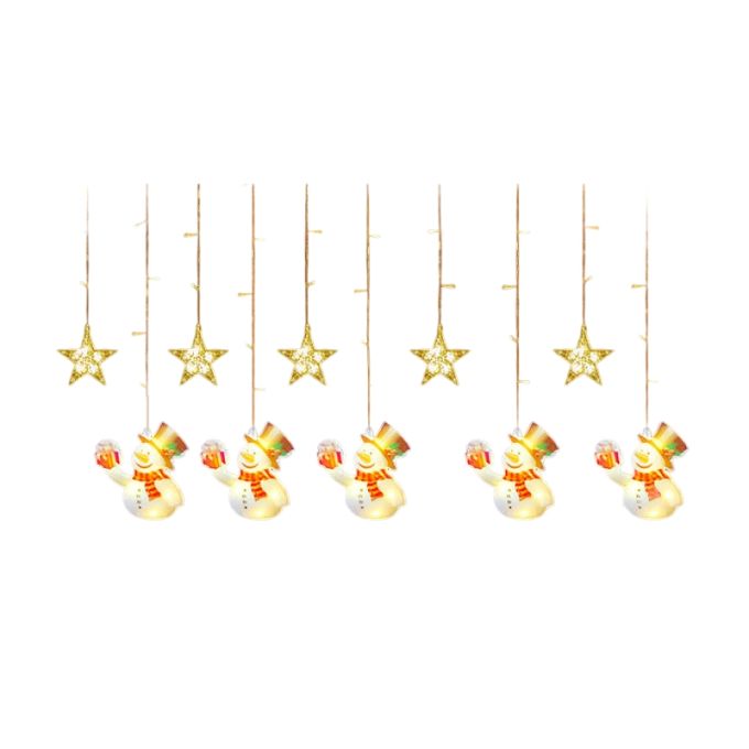 ΧΡΙΣΤΟΥΓΕΝΝΙΑΤΙΚΑ ΔΙΑΚΟΣΜΗΤΙΚΑ ΦΩΤΑ LED - ΚΟΥΡΤΙΝΑ - 10-110