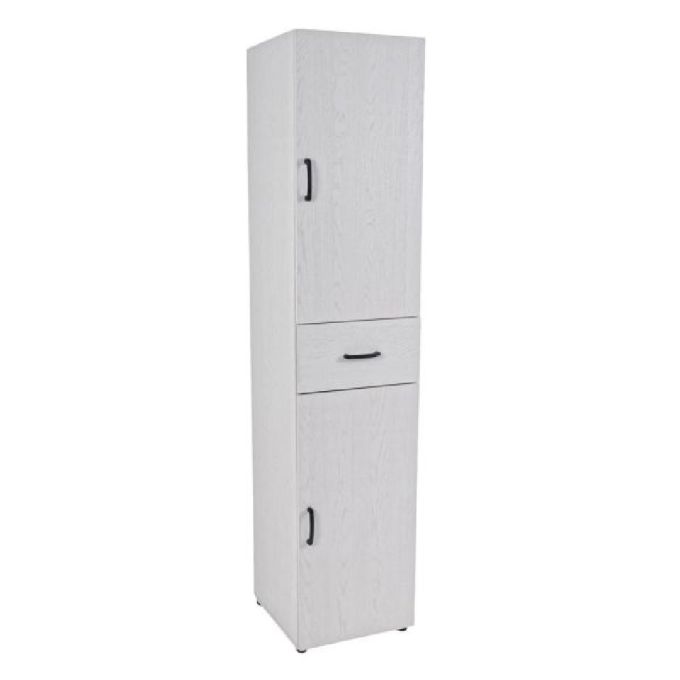 ΝΤΟΥΛΑΠΙ ΞΥΛΙΝΟ ΜΕ ΡΑΦΙΑ MDF + ΜΕΛΑΜΙΝΗ 40X42X183ΥΨ. (ΕΚΠΤ.-30€ ΚΟΥΤΙ)