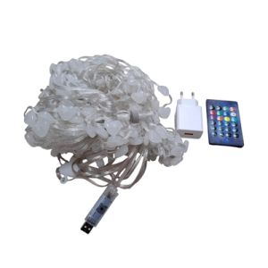 ΧΡΙΣΤΟΥΓΕΝΝΙΑΤΙΚΑ ΦΩΤΑ LED ΜΕ ΠΡΟΓΡΑΜΜΑΤΑ - ΚΟΥΡΤΙΝΑ - 2M*2M - RGB - 272338