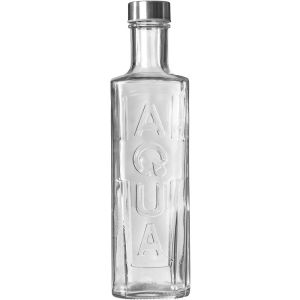 ΜΠΟΥΚΑΛΙ ΓΥΑΛΙΝΟ ΜΕ ΑΣΗΜΙ ΚΑΠΑΚΙ AQUA 1000ML
