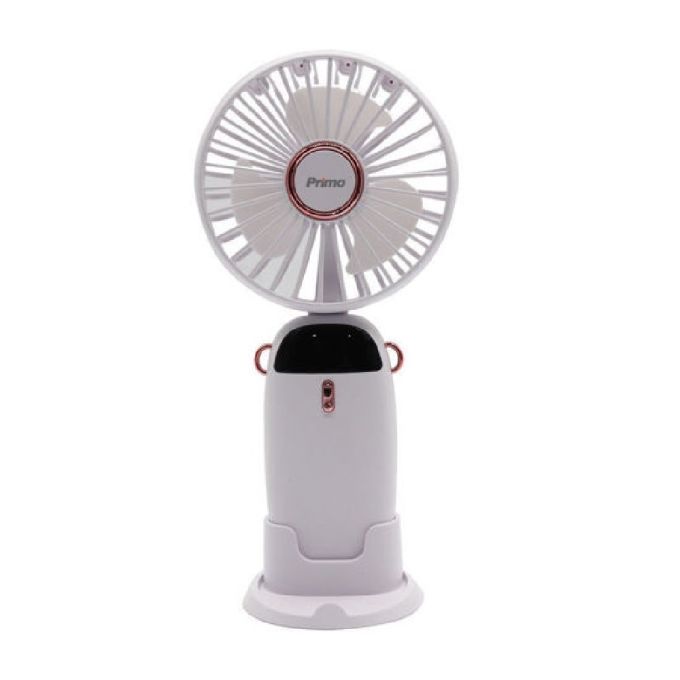 ΑΝΕΜ ΜΙΝΙ 3.5` 9CM PRMF-80695 PRIMO ΛΕΥΚΟΣ ΜΕ USB ΕΠΑΝΑΦ.