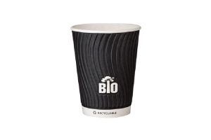 ΠΟΤΗΡΙ ΧΑΡΤΙΝΟ 12OZ DW DESIGN ΜΑΥΡΟ WATERBASED 25ΤΕΜ