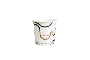 ΠΟΤΗΡΙ ΧΑΡΤΙΝΟ 4ΟΖ SW GOURMET ΛΕΥΚΟ NEW DESIGN 50ΤΕΜ.