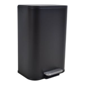 ΚΑΔΟΣ ΑΠΟΡΡΙΜΑΤΩΝ ΠΕΝΤΑΛ 12L. ΜΑΥΡΟ ΜΑΤ SOFT CLOSE (28,5X23,2X42,1)