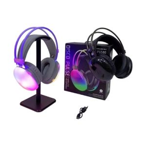 ΑΣΥΡΜΑΤΑ ΑΚΟΥΣΤΙΚΑ BLUETOOTH LED - HEADPHONES - PG580 - RGB - 212058