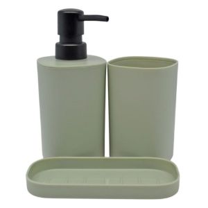 ΣΕΤ ΜΠΑΝΙΟΥ ΠΛΑΣΤΙΚΟ MINT 3ΤΕΜ.