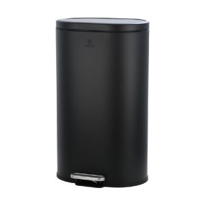 ΚΑΔΟΣ OVOID SOFT CLOSE 30LT ΜΑΥΡΟΣ