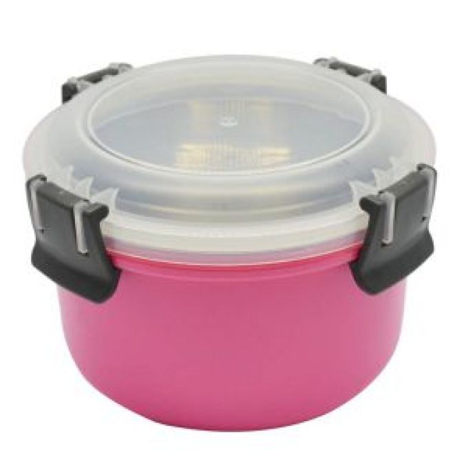 ΦΑΓ/ΧΕΙΟ ΙΝΟΧ-ΠΛΑΣΤ. ΣΤΡ. ΡΟΖ 0,80Lt