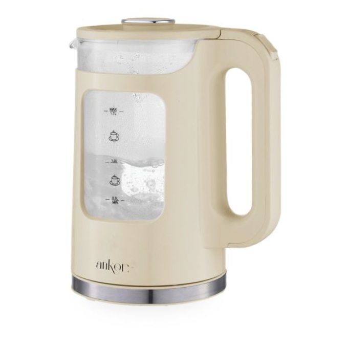 ΒΡΑΣΤΗΡΑΣ ANKOR 1,7LT 2200W ΠΥΡΙΜΑΧΟ ΓΥΑΛΙ ΜΠΕΖ