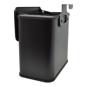 ΚΟΥΒΑΔΑΚΙ ΑΧΡΗΣΤΩΝ ΙΝΟΧ ΚΡΕΜΑΣΤΟ 5LT. ΜΑΥΡΟ (25X15,1X24,7)