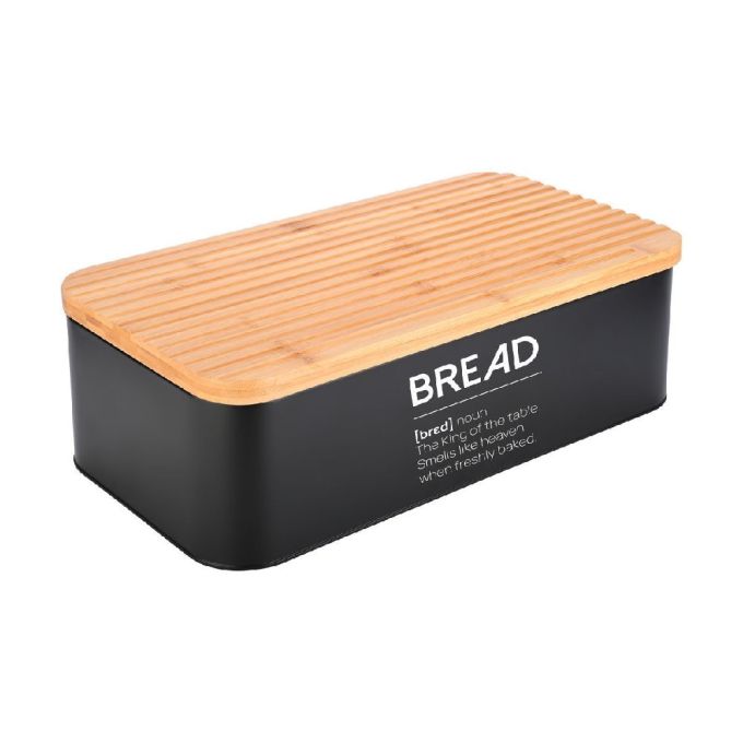 ΨΩΜΙΕΡΑ ΜΕΤΑΛ. ΜΑΥΡΗ BAMBOO 42X23X13 CM