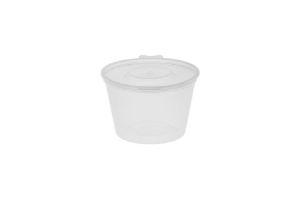 ΚΥΠΕΛΛΟ ΓΙΑ ΣΩΣ ΔΙΑΦΑΝΟ ΕΝΣΩΜ-ΝΟ ΚΑΠΑΚΙ 60ML (2OZ) PP 50ΤΕΜ.