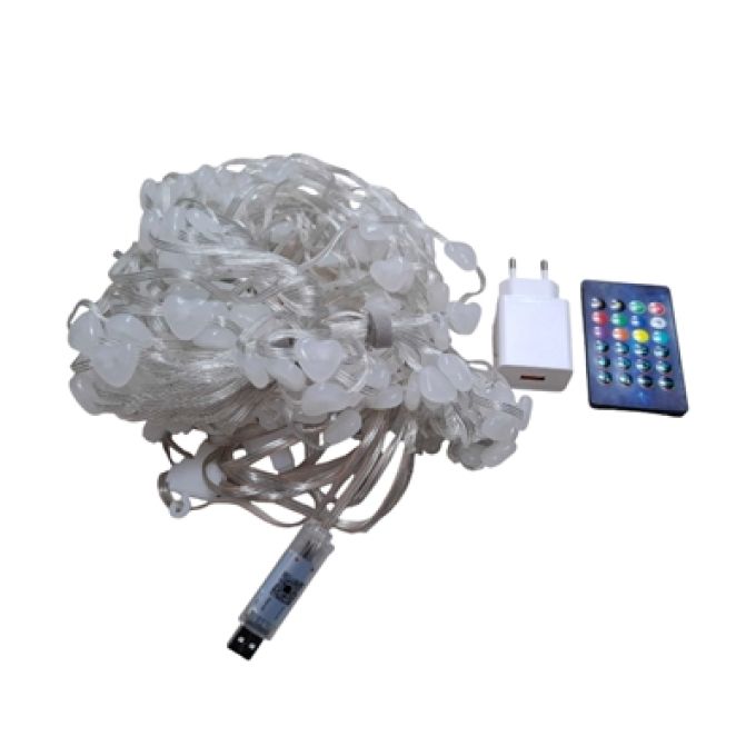 ΧΡΙΣΤΟΥΓΕΝΝΙΑΤΙΚΑ ΦΩΤΑ LED ΜΕ ΠΡΟΓΡΑΜΜΑΤΑ - ΚΟΥΡΤΙΝΑ - 2M*2M - RGB - 272338