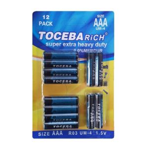 ΜΠΑΤΑΡΙΕΣ ΑΑΑ – UM-4 – 1.5V - 12PCS - 400093