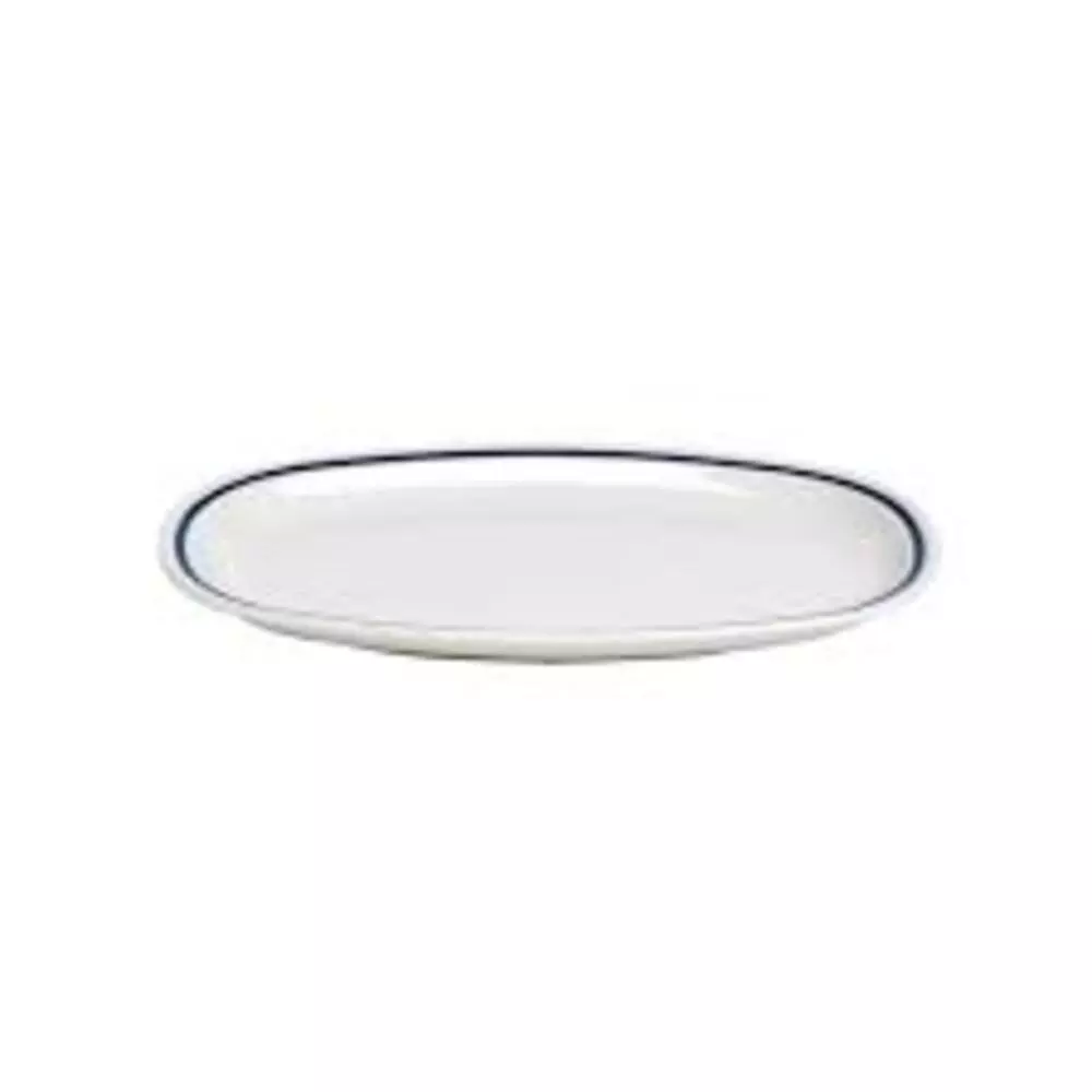 ΠΙΑΤΕΛΑ ΟΒΑΛ ΜΕ ΔΥΟ ΡΙΓΕΣ ΜΠΛΕ 25ΕΚ