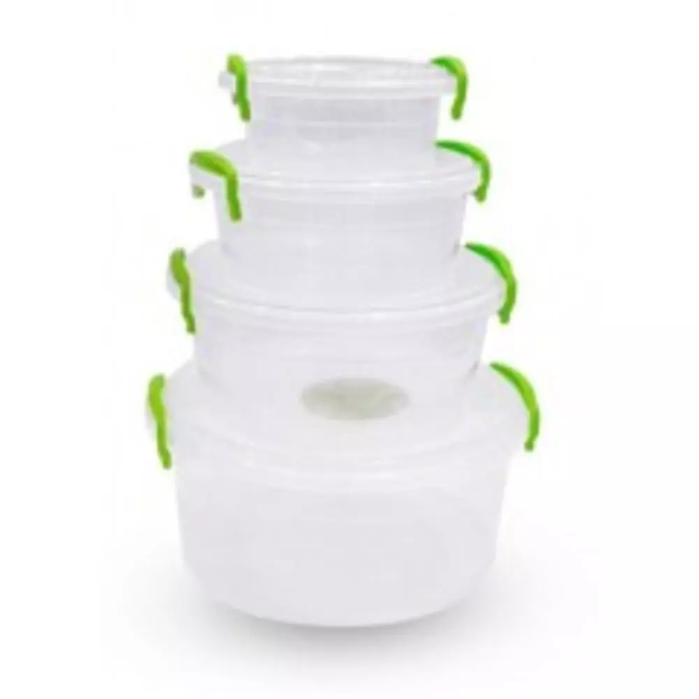 ΔΟΧΕΙΟ ΤΡΟΦΙΜΩΝ ΣΤΡΟΓΓΥΛΟ ΣΕΤ 4ΤΕΜ.