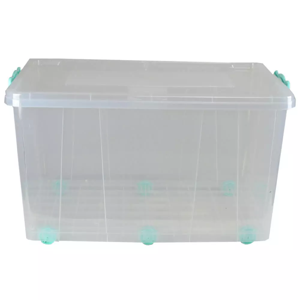 ΚΟΥΤΙ ΑΠΟΘΗΚΕΥΣΗΣ ΜΕ ΡΟΔΕΣ 70LT 75X58X58ΥΨ