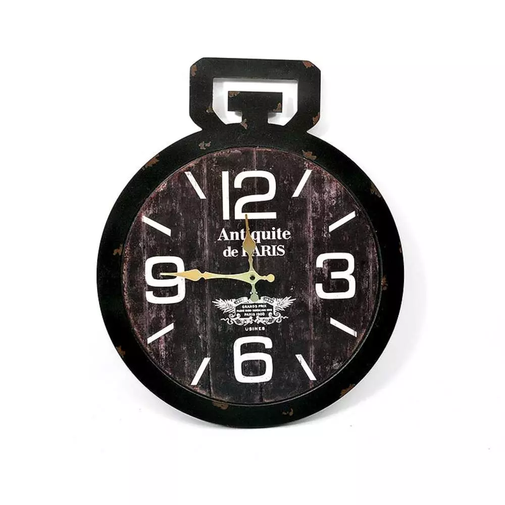 ΡΟΛΟΙ ΤΟΙΧΟΥ ΜΕΤΑΛΛΙΚΟ ANTIQUITE DE PARIS ΜΑΥΡΟ 40Χ4Χ48 4Q070-2