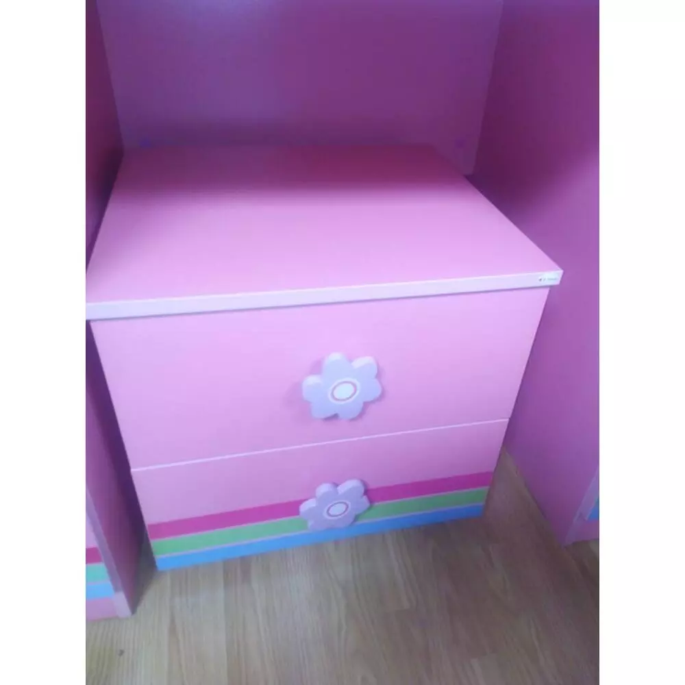 ΚΟΜΟΔΙΝΟ 2ΣΥΡΤΑΡΙΑ ΞΥΛΙΝΟ ΡΟΖ 45Χ41Χ45